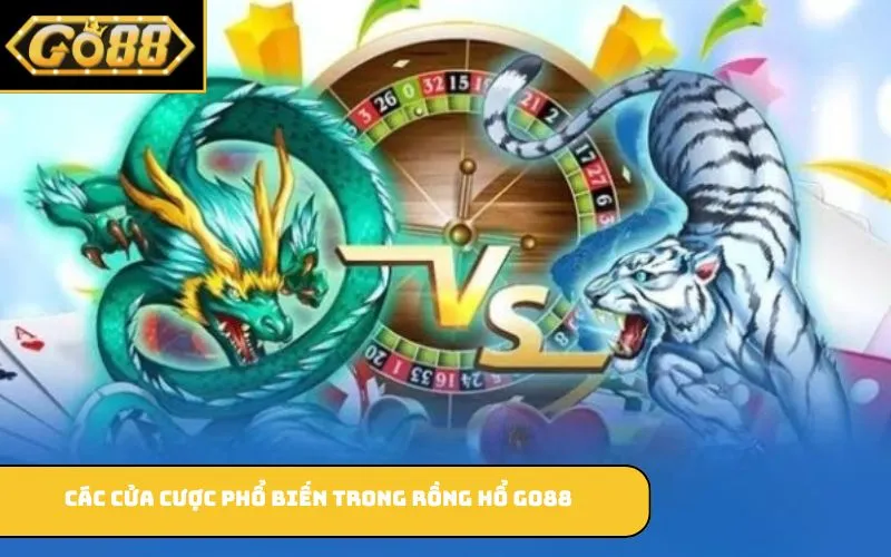 Các cửa cược phổ biến trong Rồng Hổ GO88